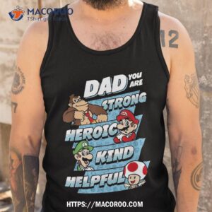 nintendo super mario dad you are graphic shirt tank top