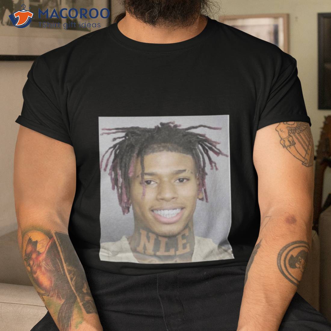 Nle Choppa Mugshoshirt Nle Choppa Mugshoshirt
