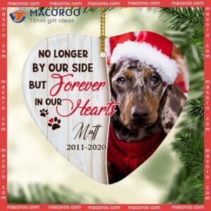 No Longer By Our Side Photo Christmas Ceramic Ornament
