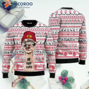 No Problem, Naughty Llama Christmas Ugly Sweater.