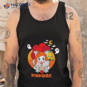 nombre pennywise oversized t shirt tank top