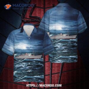 Norwegian America Line Ms Oslofjord (1949) Hawaiian Shirt