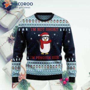 Not Short, Penguin-size Ugly Christmas Sweater
