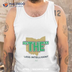 notre dame college the less intelligent shirt tank top