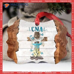 nurse cna cross style horizontal ceramic ornament ornament nurse 3