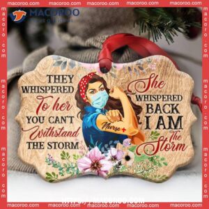 nurse i am storm horizontal ceramic ornament best nurse ornament 2