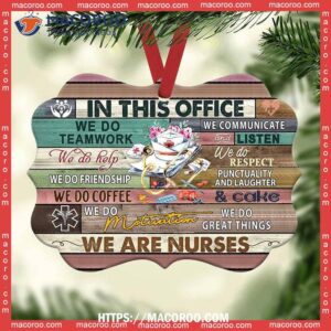 nurse rules in office horizontal ceramic ornament nurse ornaments bulk 2