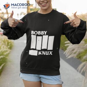 obby knux white graphic shirt sweatshirt