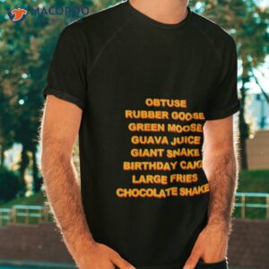 Obtuse Rubber Goose Green Moose Shirt