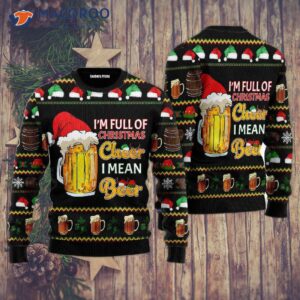 Octoberfest Christmas Cheer Beer Ugly Sweater