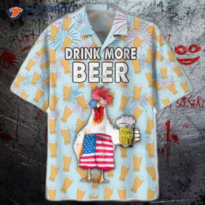 octoberfest drink more beer hawaiian shirt 0