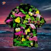 Octoberfest Pink Flamingo And Beer St. Patrick’s Day Hawaiian Shirts