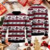 Octoberfest Reindeer And Beer On Buffalo Plaid Pattern Ugly Christmas Sweater