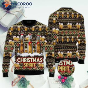 Octoberfest Spirit Beer Ugly Christmas Sweater