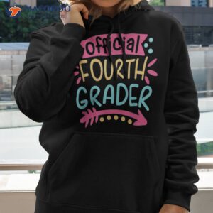 official 4th grader grade back to school shirt hoodie 2