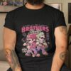 Official Super Mario Playing All The Classics Brothers Band Shirt