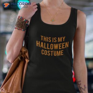 official this is my halloween costume shirt kids tank top 4