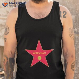 official wrexham afc merch shop hollywood star graphic shirt tank top