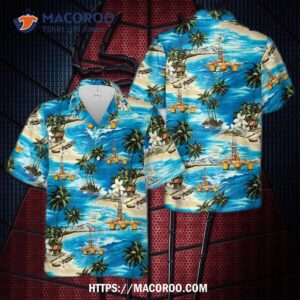 Offshore Drilling Rigs Hawaiian Shirt