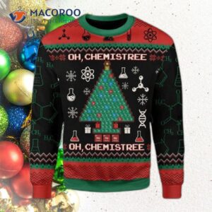 Oh, Chemist Tree Science Lover Ugly Christmas Sweater