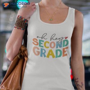 oh hey 2nd grade back to school funny teacher kids shirt tank top 4