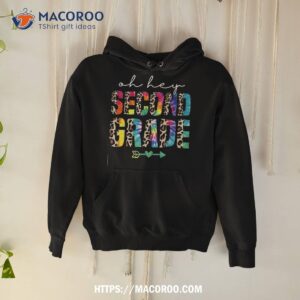 oh hey second grade back to school student 2nd teacher shirt hoodie