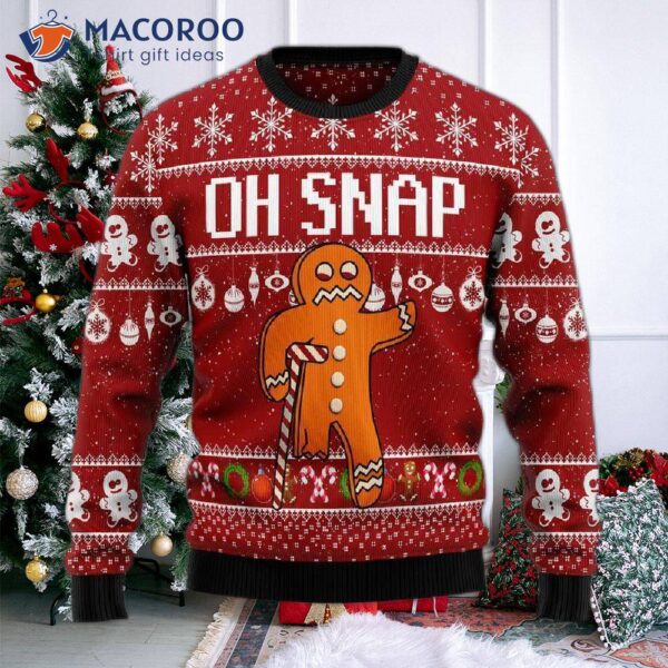 Oh Snap! Ugly Christmas Sweater.