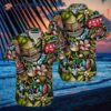 Ohana Hawaii Tiki Tropical Leaves Hawaiian Shirts
