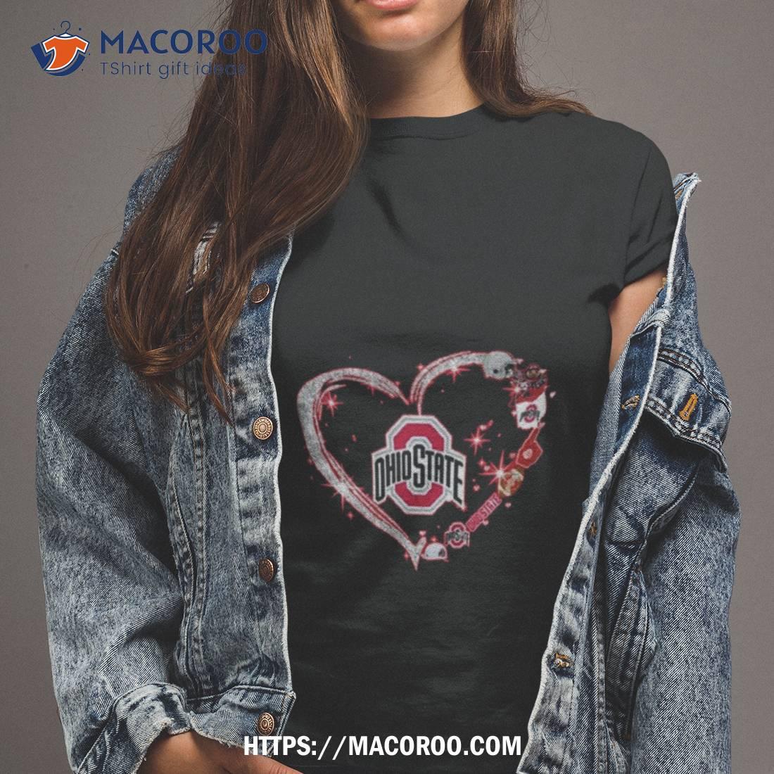 Ohio State Buckeyes Heart Diamond 2023 Shirt Ohio State Buckeyes Heart Diamond 2023 Shirt