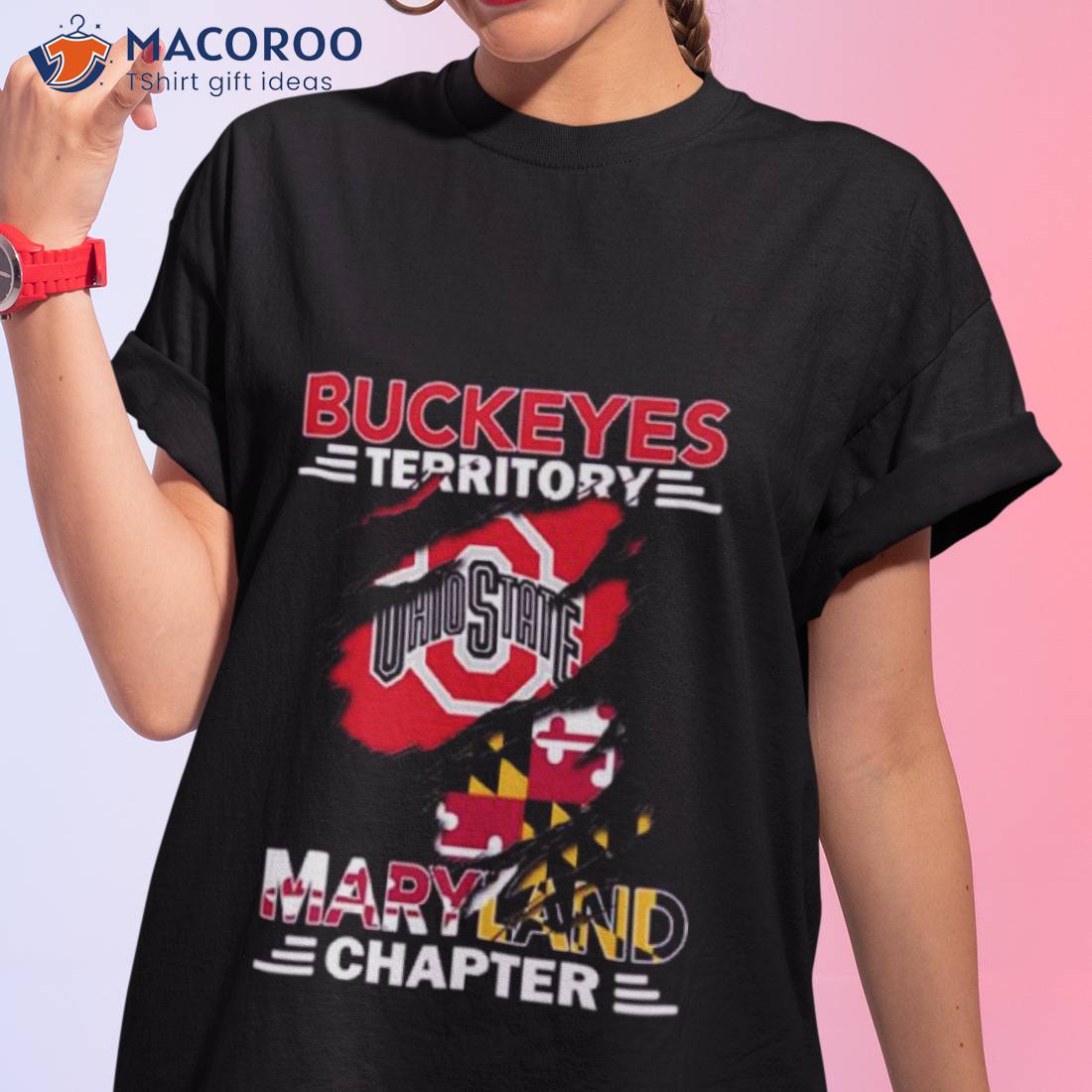 Ohio State Buckeyes Territory Maryland Chapter Shirt Ohio State Buckeyes Territory Maryland Chapter Shirt