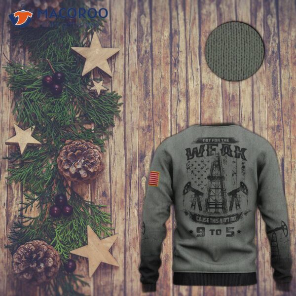 Oilfield Man Ugly Christmas Sweater