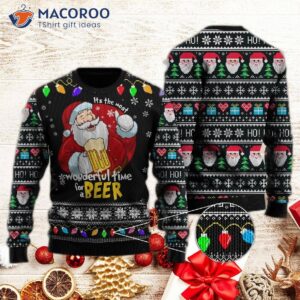 Oktoberfest Is The Most Wonderful Time For A Beer Ugly Christmas Sweater.