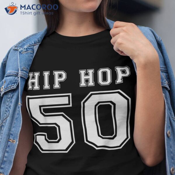 Old School Hip Hop 50th Anniversary Birthday Dj Rap Music Shirt