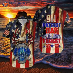 on september 11th patriot day we will never forget eagle hawaiian shirts are a fitting tribute 0