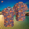 On Thanksgiving, People Typically Wear Turkey-themed Purple Hawaiian Shirts.
