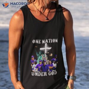 one nation under god lsu tigers 2023 shirt tank top