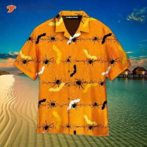 orange bright hawaiian halloween shirts comeback 0
