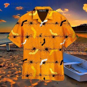 orange bright hawaiian halloween shirts comeback 1