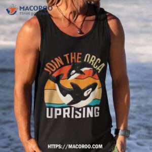 orca uprising join the orca uprising 2023 whales attack shirt tank top 2