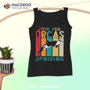 orca uprising join the orca uprising 2023 whales attack shirt tank top 3