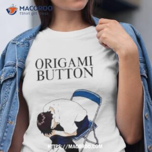 origami button shirt tshirt