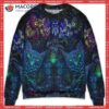 Owl And Witch Darkness Colorful Sweater, Vintage Christmas Sweater