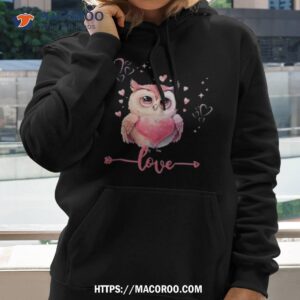 Owl Heart Pink Shirt