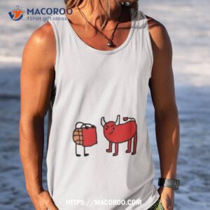 paint merch bull shirt tank top