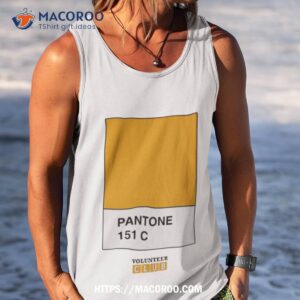 pantone 151 volunteer club shirt tank top