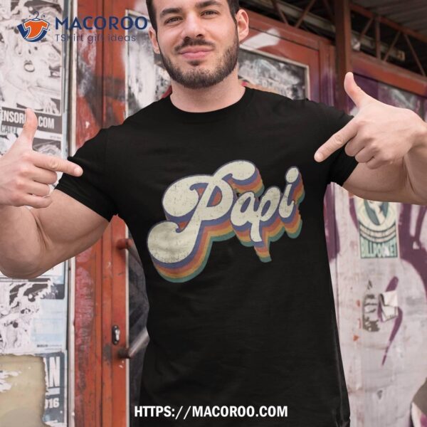 Papi Gifts Retro Vintage Father’s Day Shirt