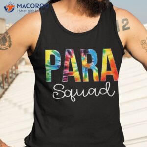 para squad tie dye appreciation day hello back to school shirt tank top 3