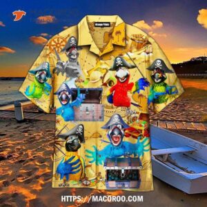 Parrot Pirate Just A Chasing Pirates The Booty Life Hawaiian Shirt