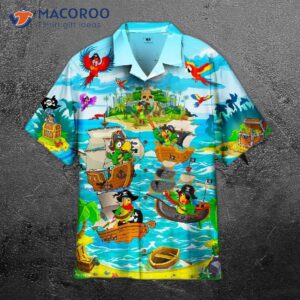 Parrots: It’s A Pirate Life For Me On The Sea, Hawaiian Shirts!