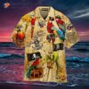 Parrots, Pirates, King Skull Flag, And Hawaiian Shirts